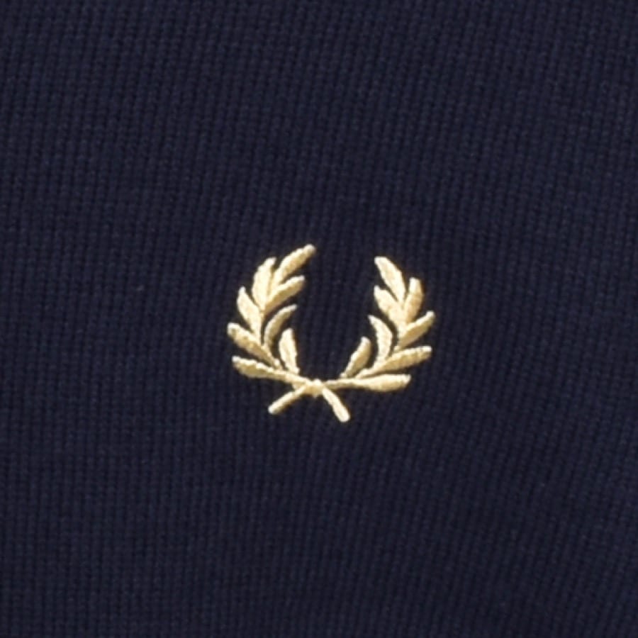 Alternative Image for ProductFred Perry V Neck Knit Jumper Navy3